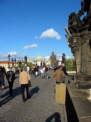 Auf derr Karlsbrcke in Prag