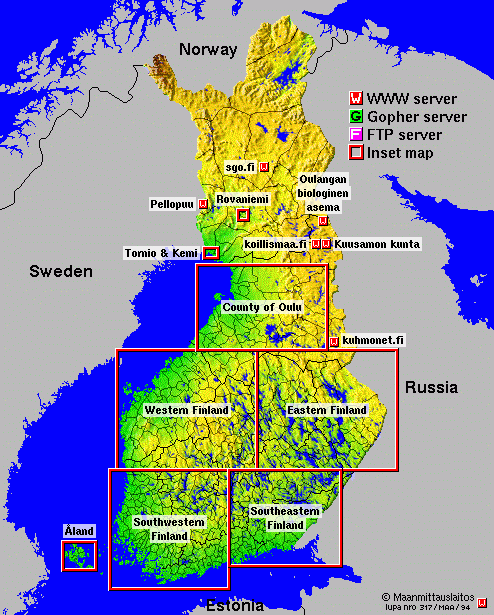 Map Finnland
